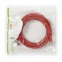 Câble Réseau Cat 6 S/FTP | RJ45 Mâle - RJ45 Mâle | 5,0 m | Touche rouge
