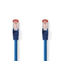 Câble Réseau Cat 6 S/FTP | RJ45 Mâle - RJ45 Mâle | 7,5 m | Bleu