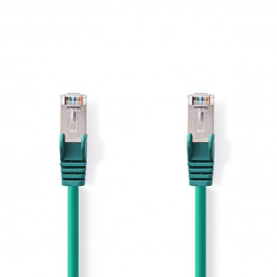 Câble Réseau Cat 6 S/FTP | RJ45 Mâle - RJ45 Mâle | 7,5 m | Touche Verte