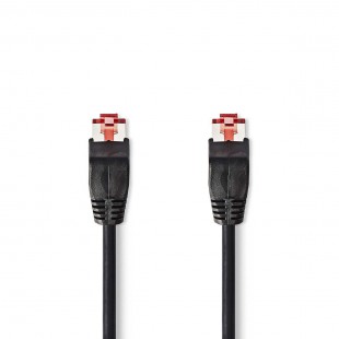 Câble Réseau Cat 6 UTP | RJ45 Mâle - RJ45 Mâle | 0,25 m | Noir