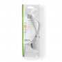 Câble Réseau Cat 8.1 S/FTP | RJ45 Mâle vers RJ45 Mâle | 0,15 m | Blanc