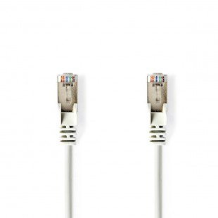 Câble Réseau CAT5e SF/UTP | Câble RJ45 (8P8C) Mâle vers RJ45 (8P8C) Mâle | 3,0 m | Blanc