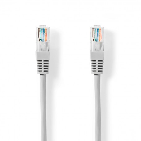 Lot de 30 : Câble Réseau CAT5e UTP | RJ45 Mâle | RJ45 Mâle | 5,0 m | Gris