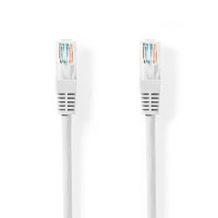 Lot de 30 : Câble Réseau CAT5e UTP | RJ45 Mâle | RJ45 Mâle | 7,5 m | Blanc