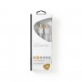 Câble Réseau CAT6 S/FTP | Câble RJ45 (8P8C) Mâle vers RJ45 (8P8C) Mâle | 1,0 m | Blanc