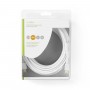 Câble Réseau CAT6 S/FTP | Câble RJ45 (8P8C) Mâle vers RJ45 (8P8C) Mâle | 10 m | Blanc