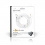 Câble Réseau CAT6 S/FTP | Câble RJ45 (8P8C) Mâle vers RJ45 (8P8C) Mâle | 15 m | Blanc