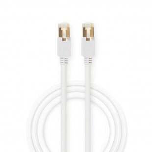 Câble Réseau CAT6 S/FTP | Câble RJ45 (8P8C) Mâle vers RJ45 (8P8C) Mâle | 2,0 m | Blanc