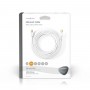 Câble Réseau CAT6 S/FTP | Câble RJ45 (8P8C) Mâle vers RJ45 (8P8C) Mâle | 30 m | Blanc