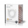 Câble Réseau CAT6 S/FTP | Câble RJ45 (8P8C) Mâle vers RJ45 (8P8C) Mâle | 30 m | Blanc