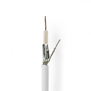 Câble Coaxial | Coaxial 9 (KOKA 799) | 100 m | Bobine | Blanc