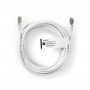 Câble Réseau CAT6a SF/UTP | RJ45 Mâle | RJ45 Mâle | 7,5 m | Blanc