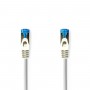 Câble Réseau CAT6a SF/UTP | RJ45 Mâle vers RJ45 Mâle | 0,5 m | Gris