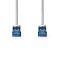 Câble Réseau CAT6a SF/UTP | RJ45 Mâle vers RJ45 Mâle | 0,5 m | Gris