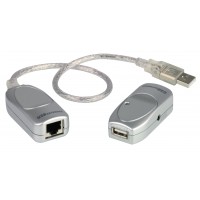 Câble USB 1.1 USB A Mâle / RJ45 Socket - RJ45 Socket / USB A Femelle 60 m Gris