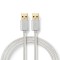 Câble USB 2.0 | 2,0 m Plaqué Or | USB-A Mâle vers USB-A Mâle | Pour Connecter un Disque Dur (HDD)