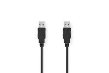 Câble USB 2.0 | A Mâle - A Mâle | 3,0 m | Noir