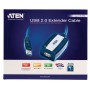 Cable USB 2.0 Extension AM - AF Active USB A Mâle - USB A Femelle 5 m Gris