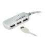 Cable USB 2.0 Extension AM - AF Active USB A Mâle - USB Hub 4x 12 m Ivoire