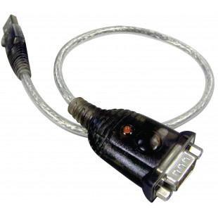 Câble USB 2.0 USB A Mâle - DB9 mâle 0.35 m Gris