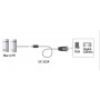 Câble USB 2.0 USB A Mâle - DB9 mâle 0.35 m Gris