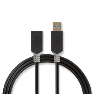 Câble USB 3.0 | A Mâle - A Femelle | 2,0 m | Anthracite