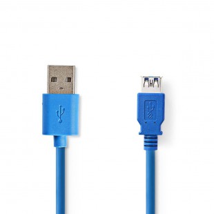 Câble USB 3.0 | A Mâle - A Femelle | 2,0 m | Bleu