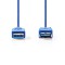Câble USB 3.0 | A Mâle - A Femelle | 2,0 m | Bleu