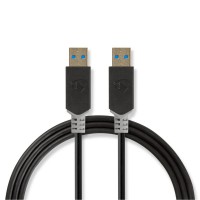 Câble USB 3.0 | A Mâle - A Mâle | 2,0 m | Anthracite