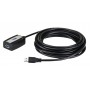 Câble USB 3.0 USB A Femelle - USB A Mâle 5 m Noir