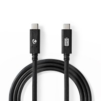 Câble USB 3.1 (Gen2) | USB- C™ Mâle vers USB-C™ Mâle | 1,0 m | Noir