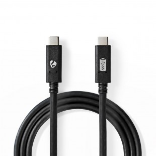 Câble USB 3.1 (Gen2) | USB- C™ Mâle vers USB-C™ Mâle | 1,0 m | Noir