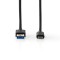 Câble USB 3.1 | USB-C™ Mâle vers A Mâle | 2,0 m | Noir
