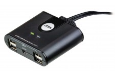 2-Port Commutateur USB Noir