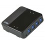 4-Port Commutateur USB Noir