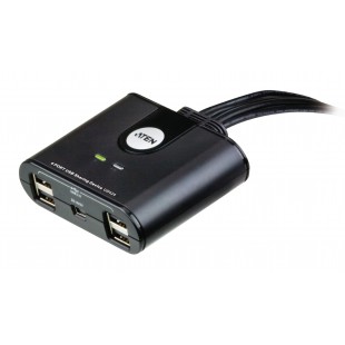 4-Port Commutateur USB Noir