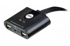 4-Port Commutateur USB Noir