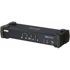 4-Port KVM Switch Noir