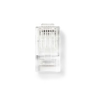 Cat 5 Connecteur Réseau | RJ45 (8P8C) Mâle - 10 pièces | clair