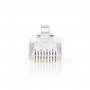 Cat 6 Connecteur Réseau | RJ45 (8P8C) Mâle - 10 pièces | clair