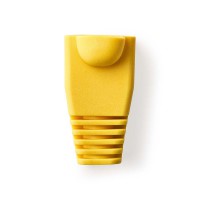Manchon | Pour Connecteurs Réseau RJ45 - 10 pièces | Touche jaune