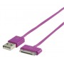 Câble de transmission de données et de chargement 1.00 m violet