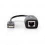 Câble d'Extension USB 2.0 Actif | A Mâle - A Femelle | 50 m | Noir