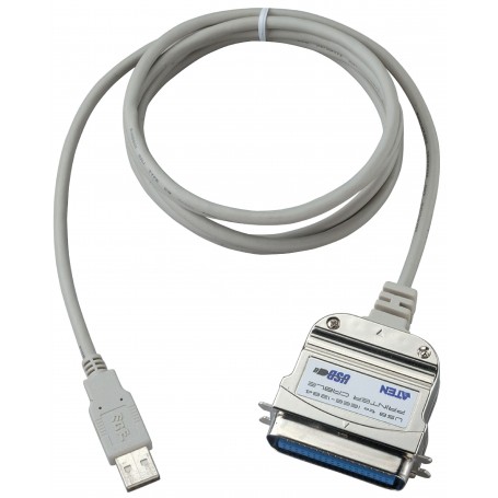 Câble USB 2.0 USB A Mâle - Centronics 1.8 m Gris