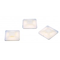 Lot de 100 : Serre-câbles 4.8 mm Blanc