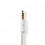 Câble Adaptateur pour Casque d'écoute Apple Lightning | Mâle 8 broches Apple Lightning vers Mâle 3,5 mm | 1,00 m | Aluminium