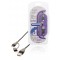 Câble de charge et sync 2-in-1 USB A Mâle - Micro B mâle 1.00 m Noir + Adaptateur Lightning
