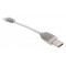 Câble de charge et sync USB AM - Lightning Apple Lightning - USB A Mâle 0.10 m Blanc