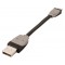 Câble de charge et sync USB AM - Lightning Apple Lightning - USB A Mâle 0.10 m Noir