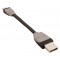 Câble de charge et sync USB AM - Lightning Apple Lightning - USB A Mâle 0.10 m Noir